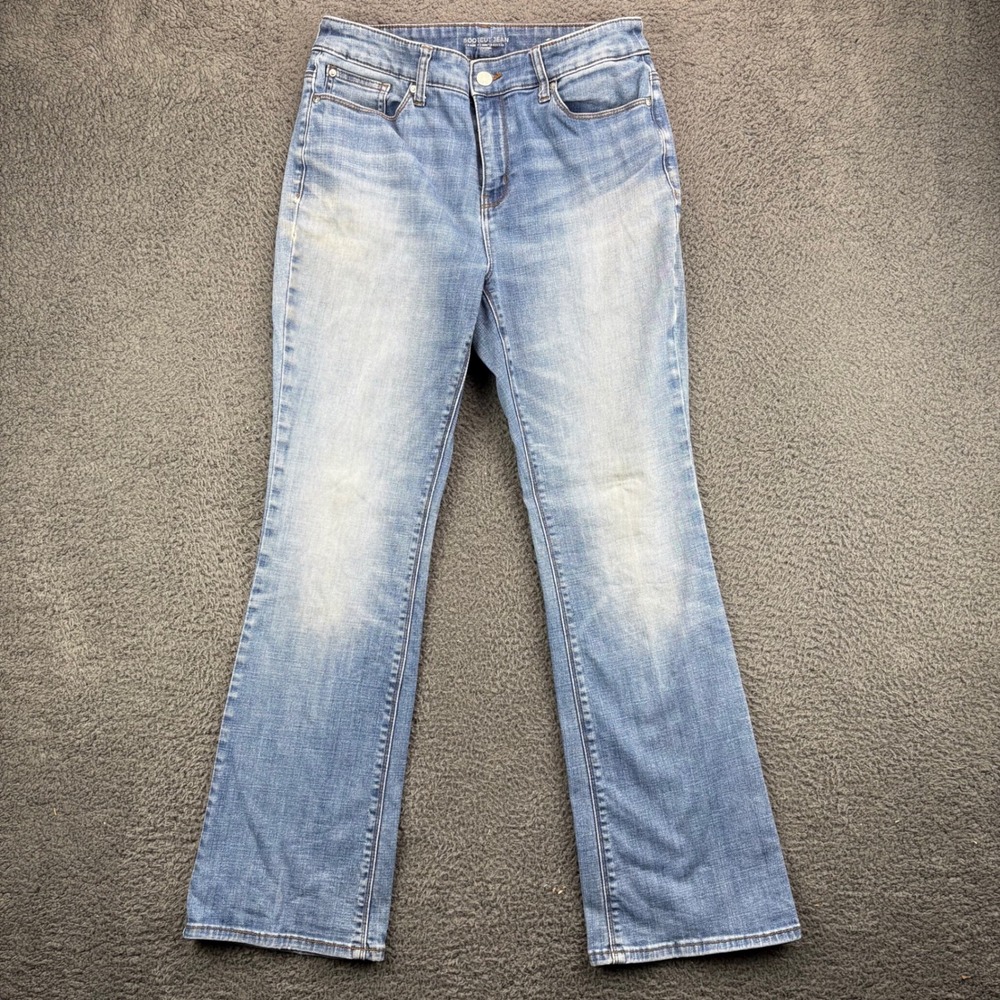 Chic Denim‎ Bootcut Jeans Womens Size 9 Medium Wash Stretch Comfort